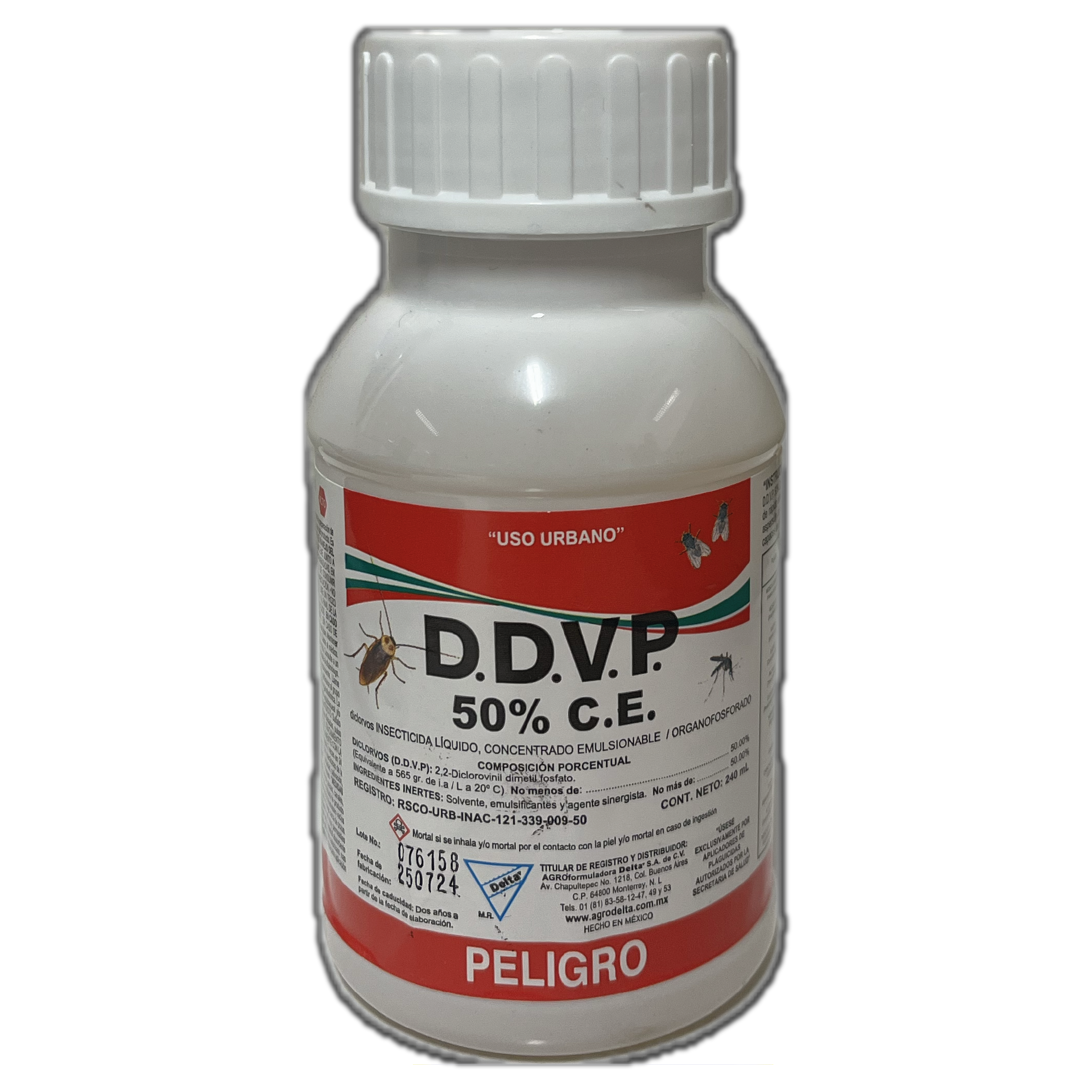 INSECTICIDA D.D.V.P. 50%  B.O (Diclrovos 50%)