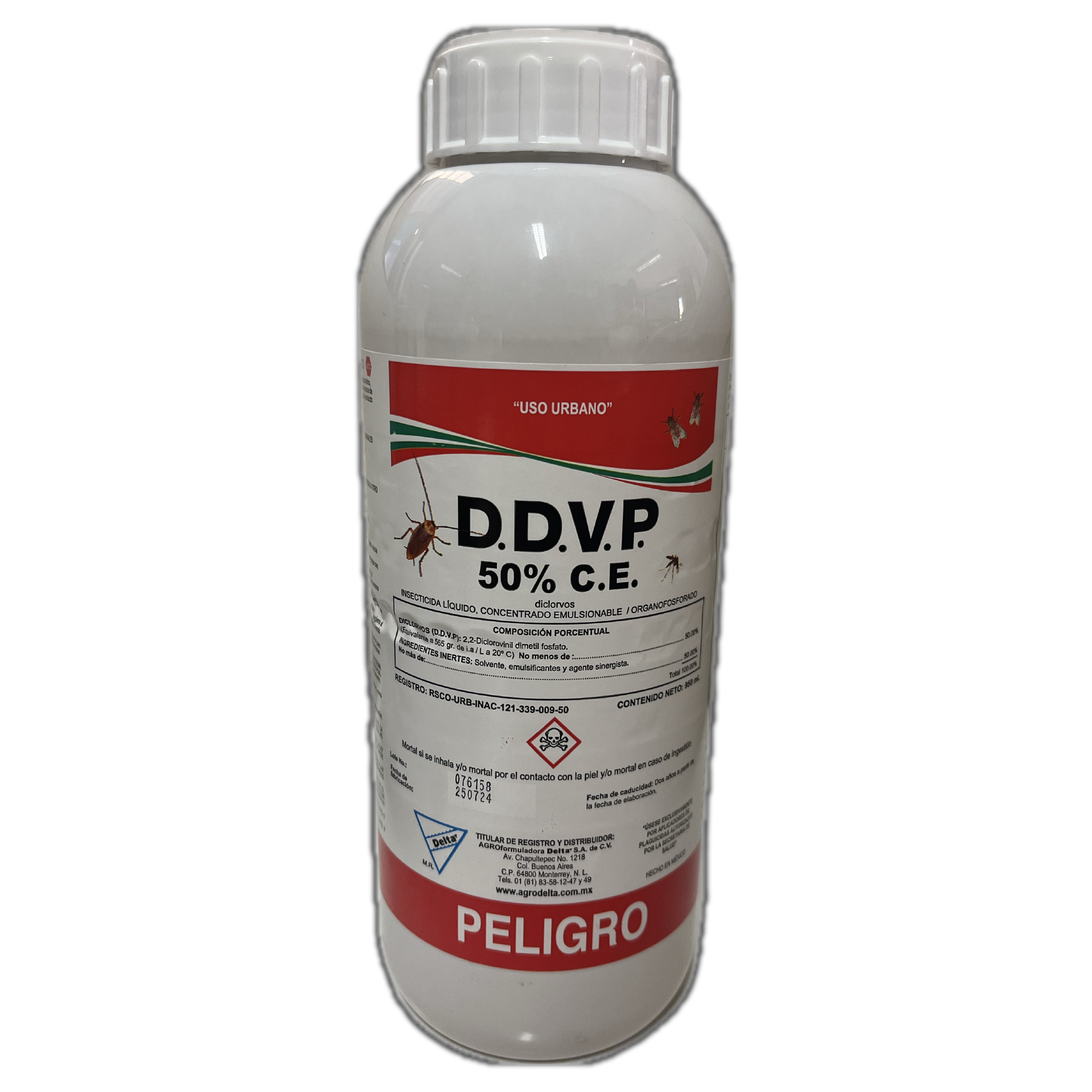 INSECTICIDA D.D.V.P. 50%  B.O (Diclrovos 50%)