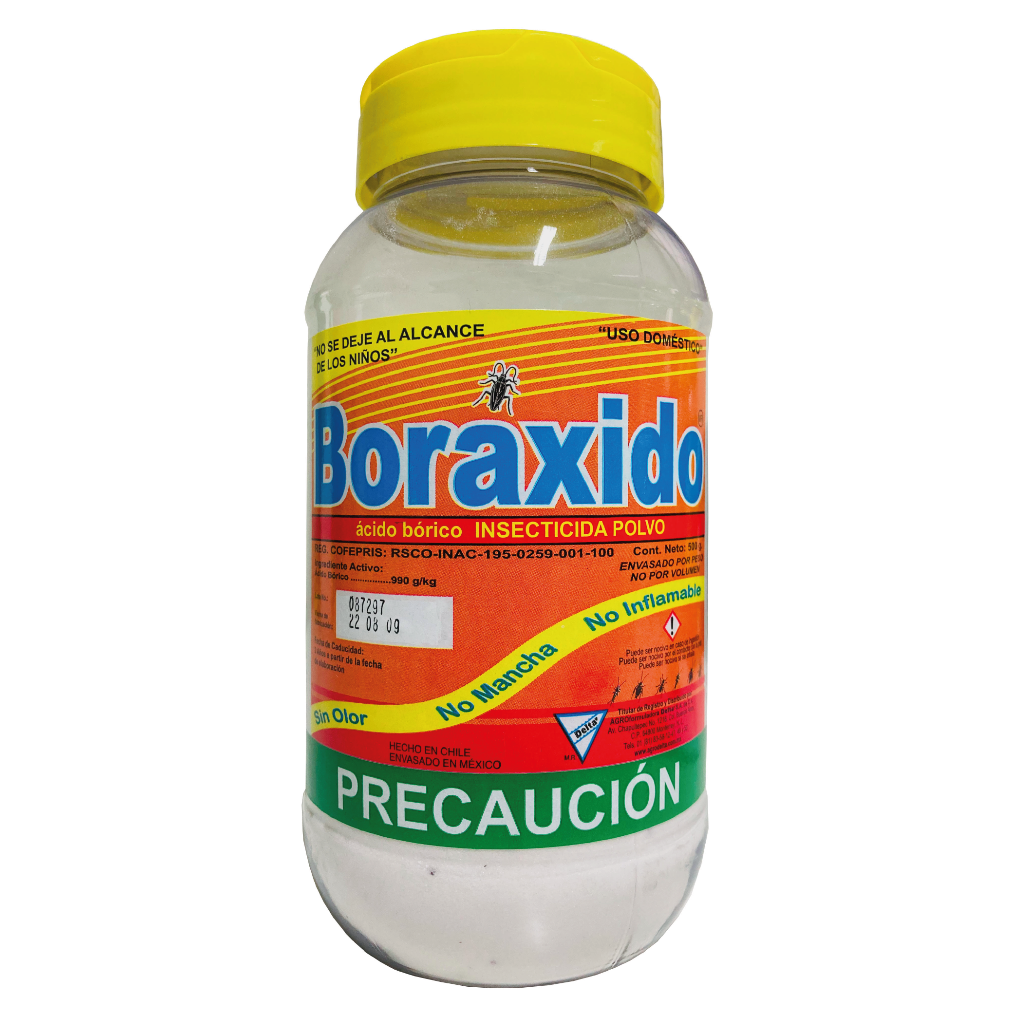 INSECTICIDA POLVO BORAXIDO (Acido Borico)