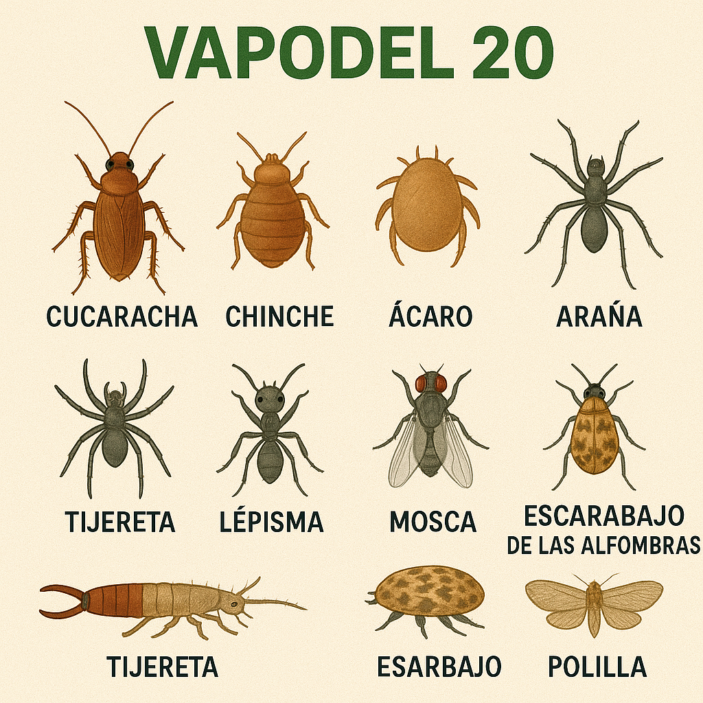 Insecticida Vapodel 20% (Diclorvos)