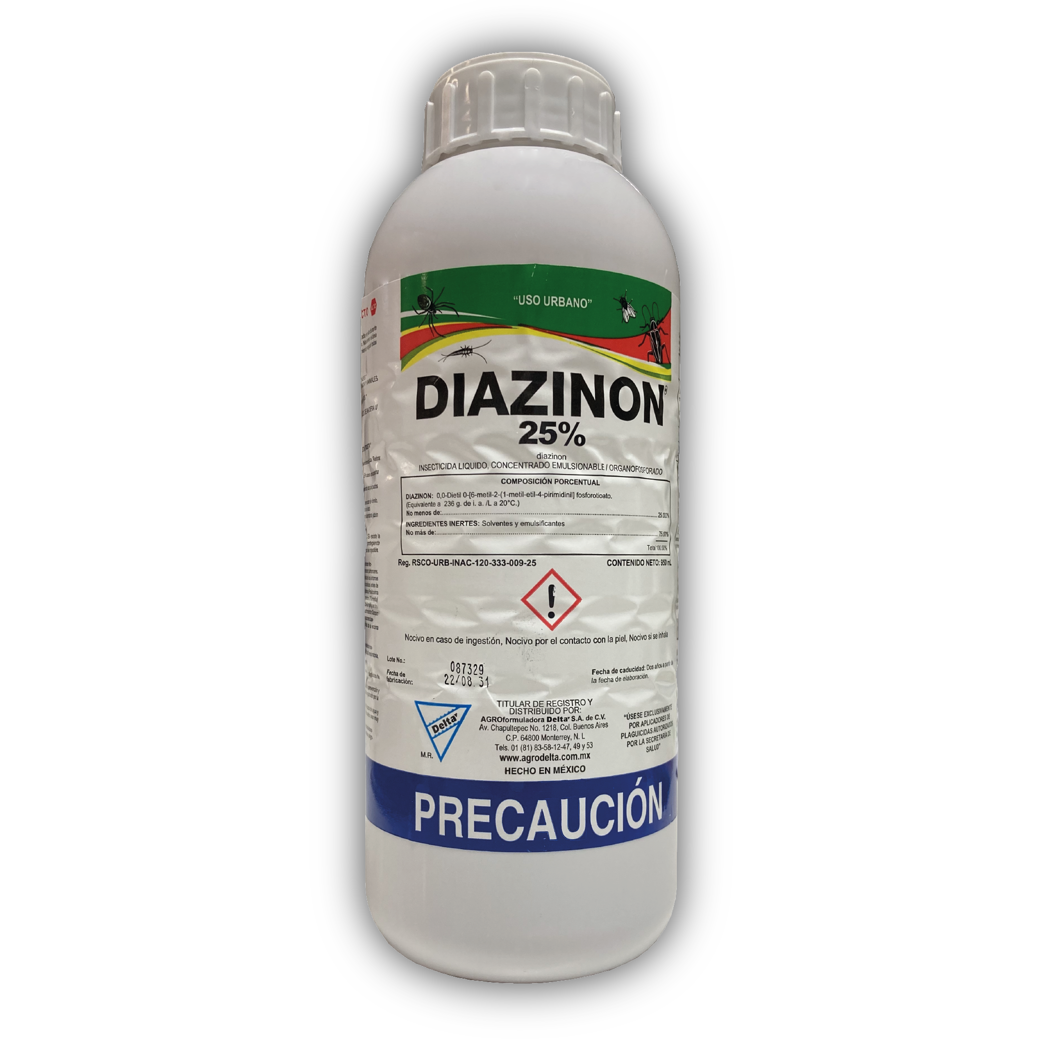 INSECTICIDA DIAZINON 25 B.O. (Diazinon)