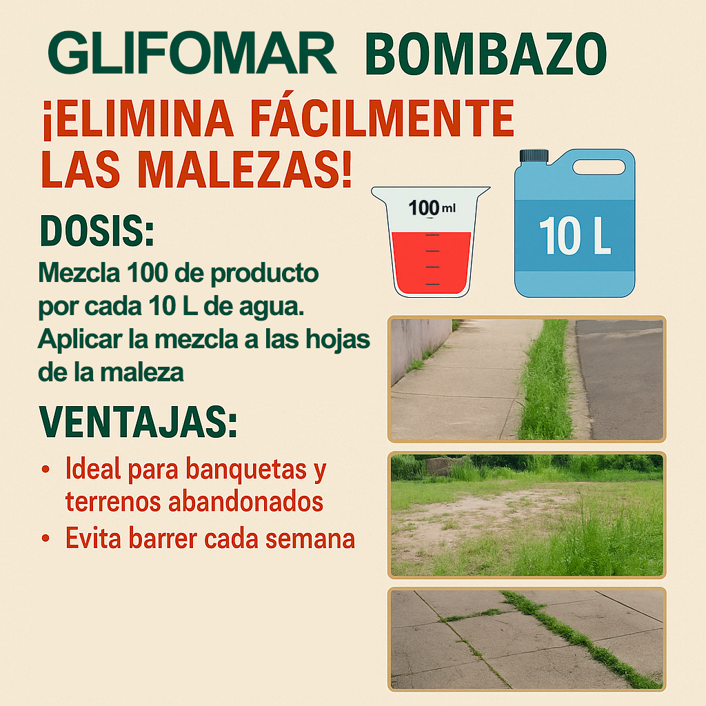 GLIFOMAR BOMBAZO (GLIFOSATO)