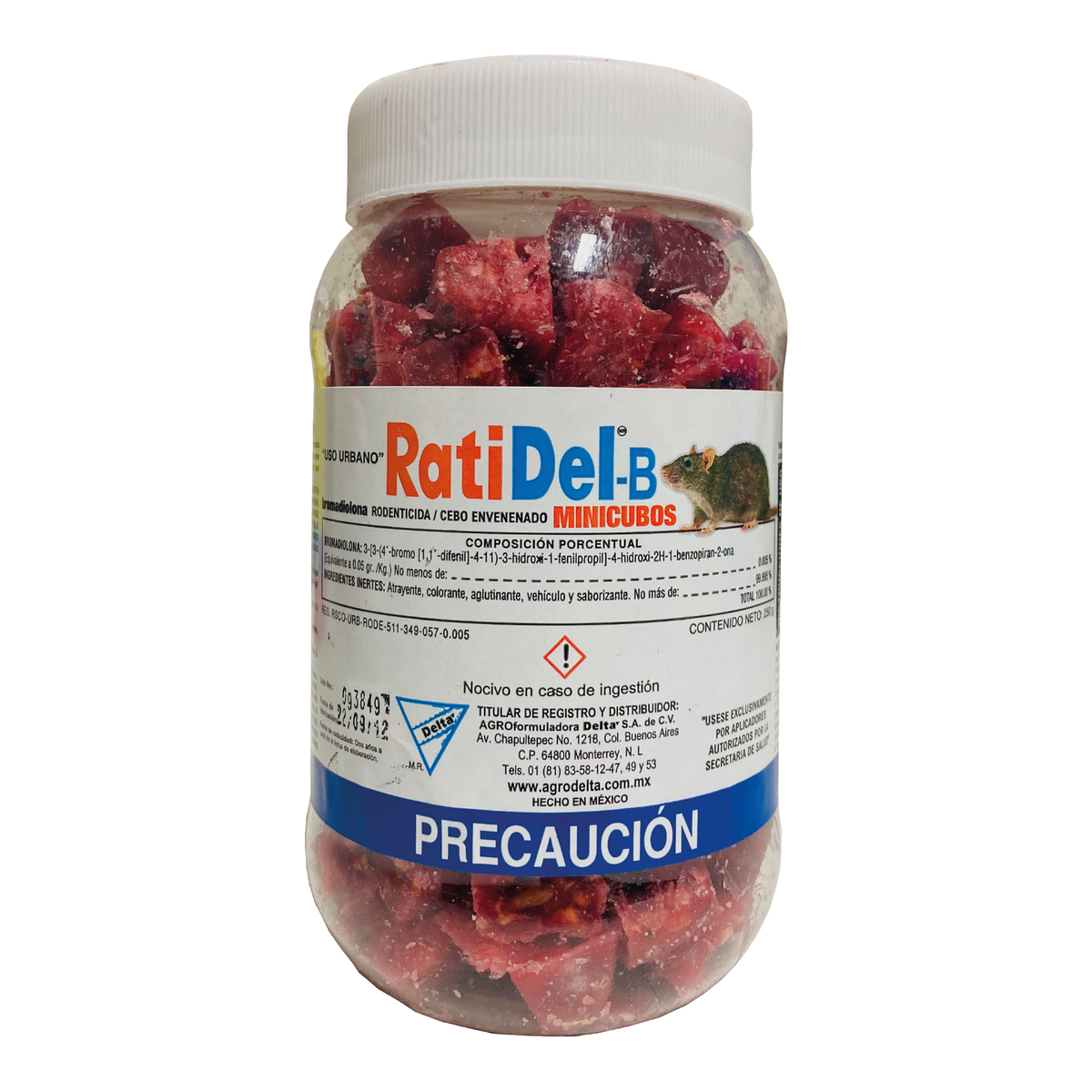 RATIDEL MINICUBOS (BROMADIOLONA)