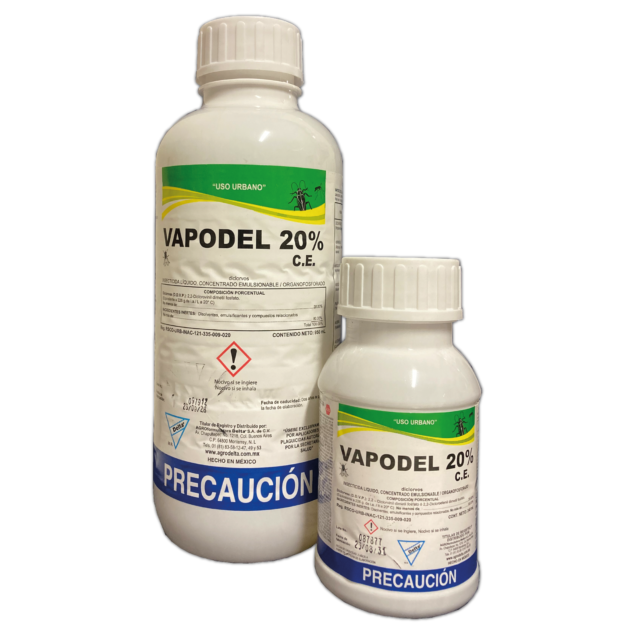 Insecticida Vapodel 20% (Diclorvos)