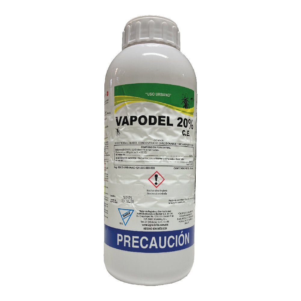 Insecticida Vapodel 20% (Diclorvos)